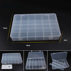6/8/10/15/24 Compartments Plastic Clear Box Jewelry Bead Storage Container Craft