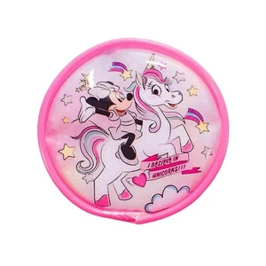 Minnie Mouse Unicorns Coin Purse Round Wallet PVC Childrens Key Holder Disney - Picture 1 of 3