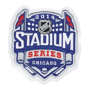 2014 NHL Stadium Series Game Logo Jersey Patch Chicago Blackhawks - Picture 1 of 1