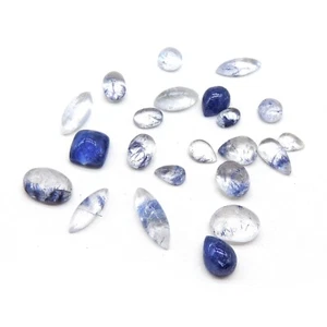 Natural 34.20 CTS 22 PIEZAS Dumortierita Suelta Cuarzo Piedras Preciosas Cabina, Dumortierita - Imagen 1 de 16