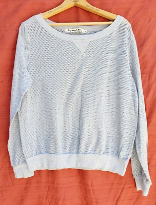 MICHAEL STARS сетки длинным рукавом ворота верхняя рубашка туника серый OS - Изображение 1 из 4