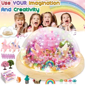 Kinder Mädchen Spielzeug Nachtlicht DIY Einhorn Bastelset Weihnachten Geschenke - Bild 1 von 12