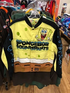 SPONJE BOB SQAURE PANTS JACKET  JACKET BOYS SIZE L J H DESIGN - Picture 1 of 8