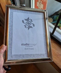 Photo Frame studio image Studio Silversmiths Black Velvet Easel Back 8 X 10 Pic - Picture 1 of 11