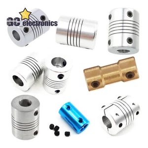 5x8mm-8x12mm CNC Motor Jaw Shaft Coupler 5mm to12mm Flexible Coupling Gadget - Picture 1 of 36