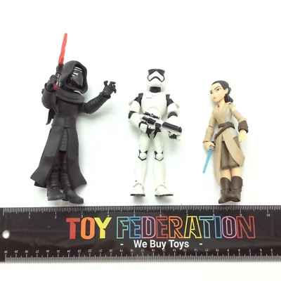 Disney Star Wars ToyBox Sequel Trilogy LOT OF 3 ACTION FIGURES - Изображение 1 из 4