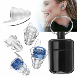 Tapón para los oídos con cancelación de ruido reutilizable silicona concierto motocicleta protección auditiva - Imagen 1 de 10