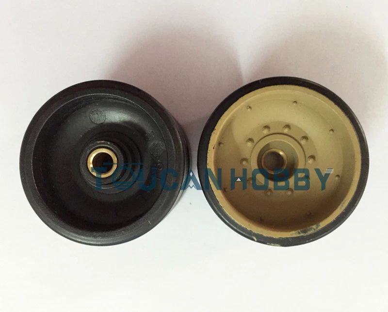 1/16 HengLong Yellow USA M1A2 Abrams 3918 Plastic Idler Wheels Accessory RC Tank - Image 1 of 1