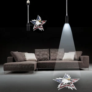 1x E26 E27 USA Flag Eagle Star Decor Home Indoor LED Lamp Projector Shadow light - Picture 1 of 12