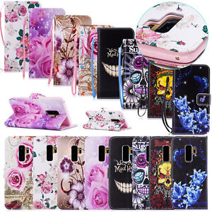 Case for Samsung Galaxy Huawei Smart Luxury Leather Wallet Flip Stand Cover
