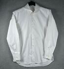 Koszula męska Rozmiar 15,5 39 biała bawełna dwuwarstwowa casual formalny guzik