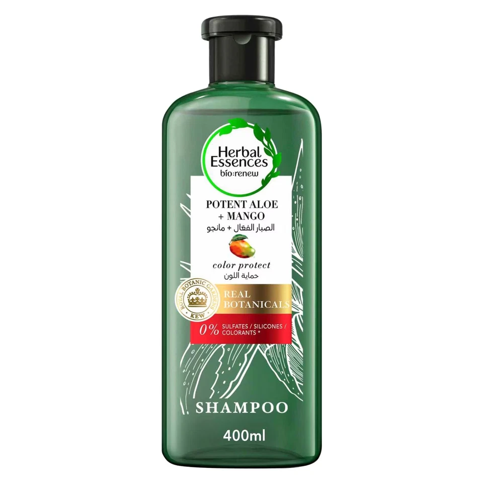 Herbal Essences Sulfate-Free Potent Aloe and Mango Color Protect Shampoo 400ml - Image 1 of 1