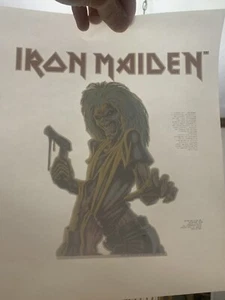 vTg 80s IRON MAIDEN KILLERS Heavy Metal Band Eddie Rock t-Shirt Iron-On transfer - Picture 1 of 5
