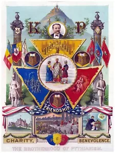3889.Brotherhood of Pythianism victorian Poster.Art Decor.Graphic Design art - Picture 1 of 1