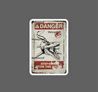 Dinosaur Sticker Danger Ocean Waterproof - Buy Any 4 For $1.75 EACH Storewide!