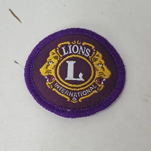 De Colección Lions International 2 Pulgadas Logo Parche Redondo Sombrero Gorra Chaleco LCIF Bordado - Imagen 1 de 4