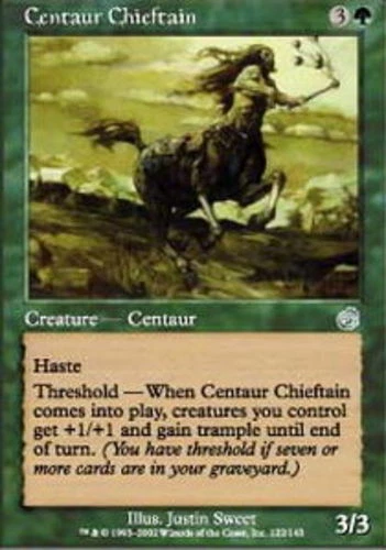 4 Centaur Chieftain ~ Near Mint Torment 4x x4 Playset MTG Magic Green Card Ultim - Image 1 of 1