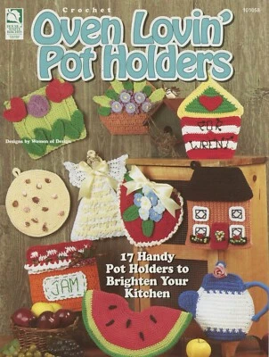 Crochet Oven Lovin' Pot Holders  - House of White Birches Pattern Book 101058 - Image 1 of 2