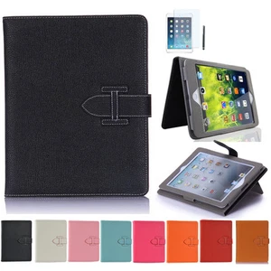 Flip Case iPad Mini 1 / 2 / 3 Tasche Schutz Hülle Cover Etui mit Handschlaufe - Picture 1 of 18