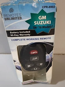 CPR-8902 GM SUZUKI 06-16 Remote Key Fob - Picture 1 of 7