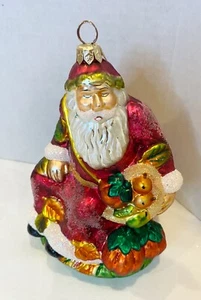 CHRISTOPHER RADKO NAVIDAD SANTA CALABAZAS COSECHA ACCIÓN DE GRACIAS OTOÑO OTOÑO OTOÑO - Imagen 1 de 7