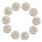  10 Pcs Glue on Embellishment Sewing Accessories Jewlery Making Supplies Pearl
