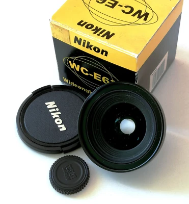 Nikon WC-E63 0.63x WIDE CONVERTER (As New, with Caps and cardbox) - Imagen 1 de 4