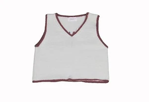 JACADI Boy's Rotation Azure Wool Blend V-Neck Vest Sz 6 Months NWT $56 - Picture 1 of 3