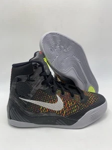 Nike Kobe IX Elite (GS) Black Metallic Silver (HJ9446 001) Size 6.5Y - Picture 1 of 7