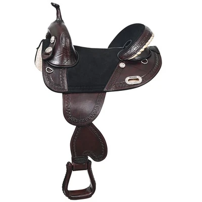HILASON Western Horse Saddle Treeless Trail Genuine American Leather | for - Image 1 of 4