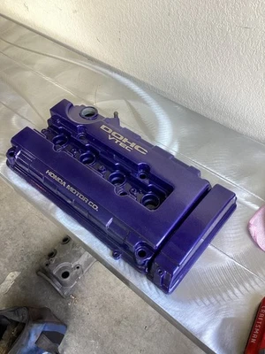 Cubierta de válvula (azul real) para motores Acura Integra Type R ITR B18C5 1997-2001 Foto 1 de 4