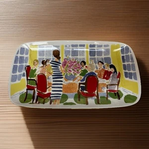 Kate Spade Illustrated Collection Lenox Toast Of The Town Serving Platter Plate - Picture 1 of 9