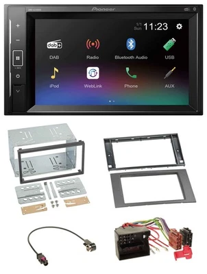 Pioneer DAB MP3 2DIN Bluetooth USB Autoradio für Ford Fusion Kuga Transit 05-12 - Bild 1 von 4