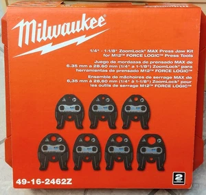 Milwaukee 49-16-2462Z ¼"-1⅛" ZoomLock Max Press Jaw Kit M12 Force-NEW, Free Ship - Picture 1 of 5