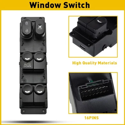 Interruptor de alimentación maestro de la puerta del conductor 2011-2017 para Hyundai Accent repuesto de ventana Foto 1 de 4