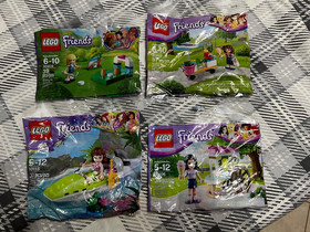 New Lego Friends lot of 4 polybags 30115,30106,30202,30405 Sports and Food