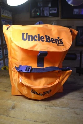 Uncle Bens brand backpack Bag Orange with removable bum bag NEW Rare - Image 1 of 4