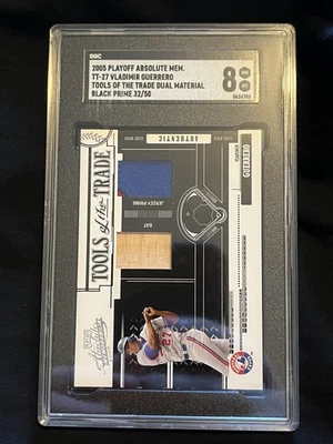 Parche/murciélago de camiseta usado Tools of the Trade de Vladimir Guerrero 2005 #’d/50 - SGC 8 Foto 1 de 4