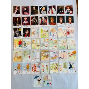 44 Werbekarten Tareyton Zigarette Henry und London Royalty Comic - Bild 1 von 8