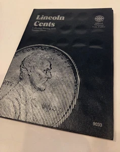 Lincoln Cents Number Three Whitman Coin Folder 9033 1975 through 2002 - Picture 1 of 2