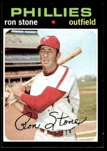 1971 Topps #366 Ron Stone BASEBALL Philadelphia Phillies - Picture 1 of 2