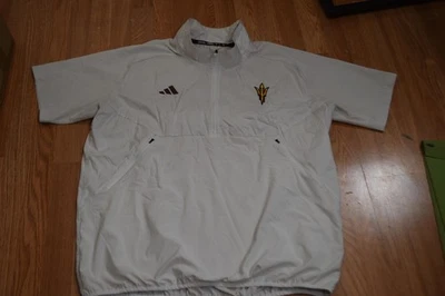 Jaqueta Arizona State Sun Devils Masculina Extra Grande Futebol NCAA Adidas Pulôver AEROREADY - Imagem 1 de 4