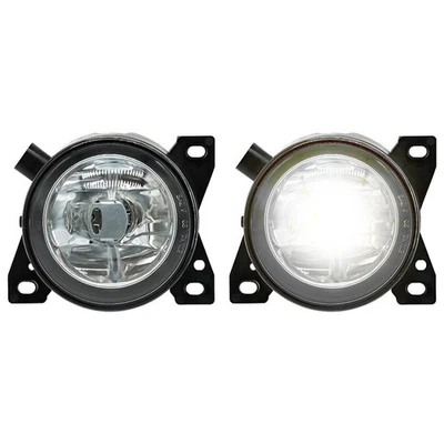 Pair Fog Light Fit for Kenworth T660 Peterbilt 579/587 with Halogen Bulbs Foto 1 de 4