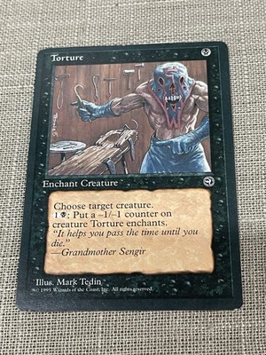1995 MTG Torture Enchant Creature - Image 1 of 4