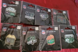 New York Jets ALL EIGHT GAME DAY PINS 2024 MetLife Stadium - Picture 1 of 1