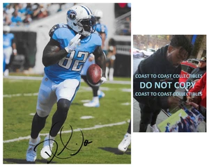 Delanie Walker signed Tennessee Titans football 8x10 photo Proof autographed-- - Picture 1 of 2