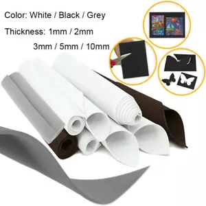 Black,White,Grey EVA foam sheets , eva sheets, Punch sheet , Handmade materia - Picture 1 of 15
