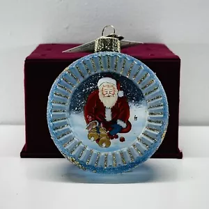 Alte Welt Weihnachten OWC Inside Art ""Fütterung der Hasen"" mit Etikett & Box - Bild 1 von 7