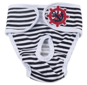 3 Pañales Lavables Mujer Perro Cachorro Mascota Temporada Pantalones Menstruales Medianos - Imagen 1 de 7