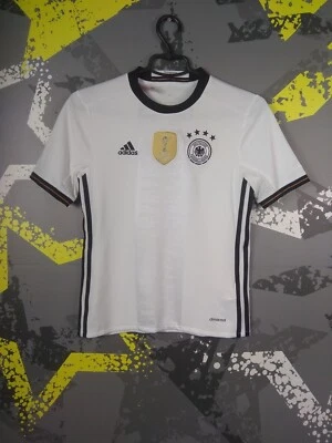 Germany Jersey Home football shirt 2016 - 2017 Adidas Young M 11-12YRS ig93 - Image 1 of 4